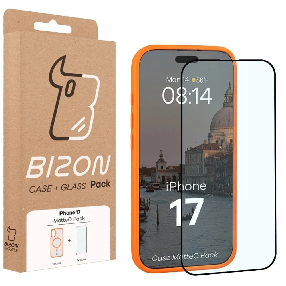Bizon MatteO Magnetic Pack Apple iPhone 17 smoky orange - 9