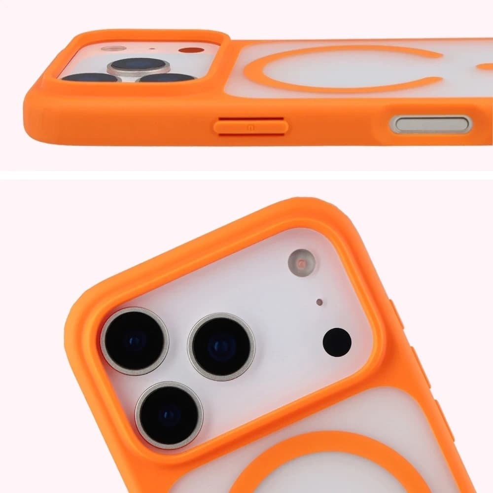 Bizon MatteO Magnetic Pack Apple iPhone 17 Pro smoky orange - 5