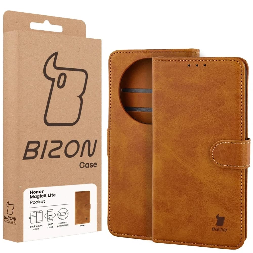 Bizon Case PocketHonor Magic8 Lite hnědý
 - 6