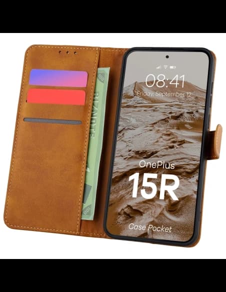 Bizon Case PocketOnePlus 15R braun
