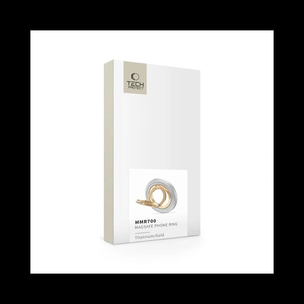 Tech-Protect MMR700 Lamano Magnetic MagSafe Phone Ring Titán/arany
 - 8