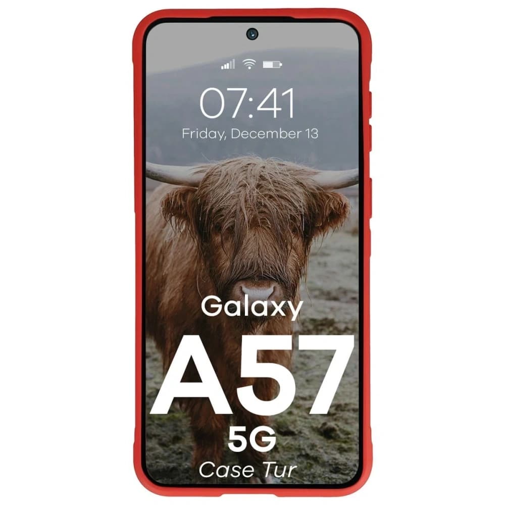 Bizon Case Tur Samsung Galaxy A57 5G roșu
 - 5