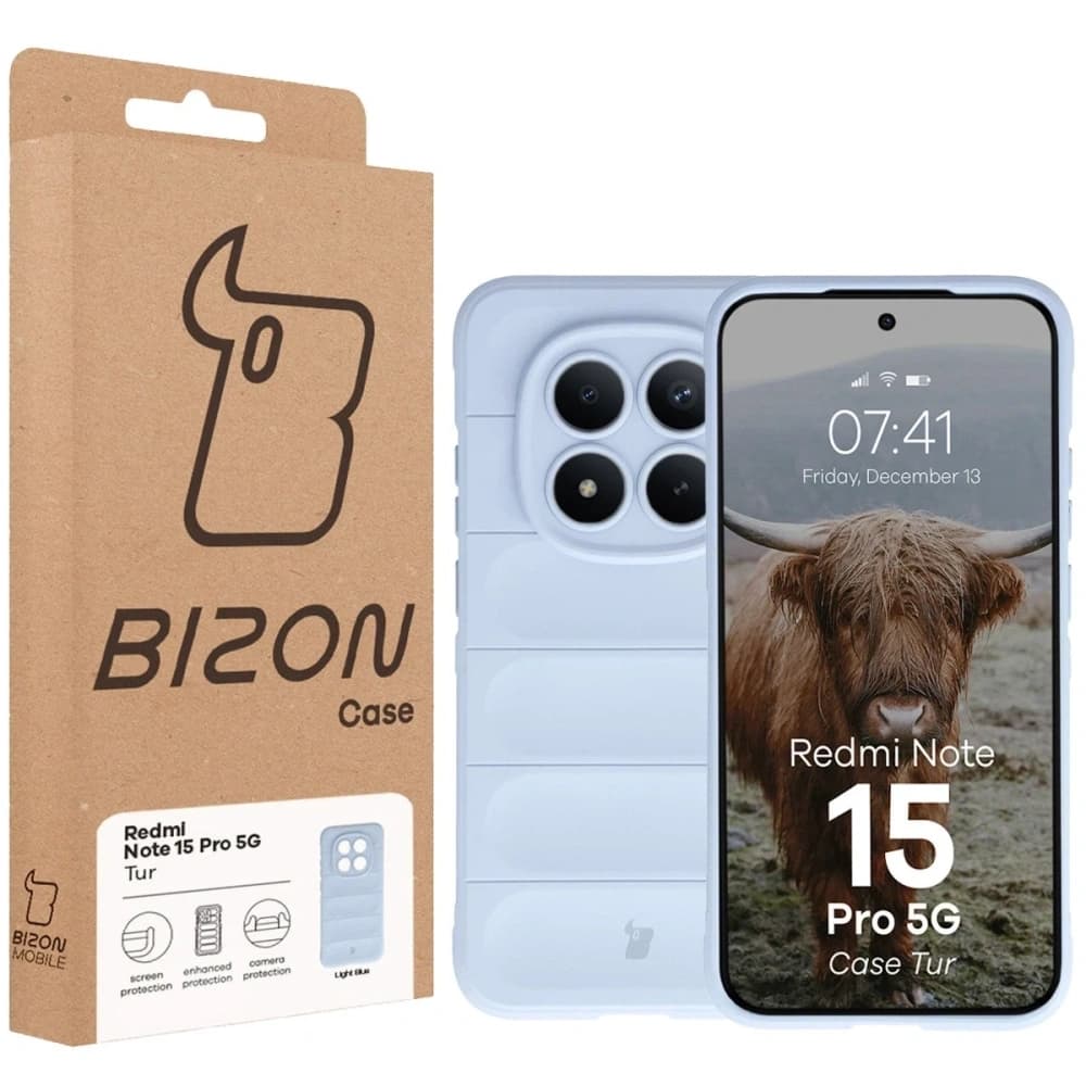 Bizon Case Tur Xiaomi Redmi Note 15 Pro 5G light blue - 8