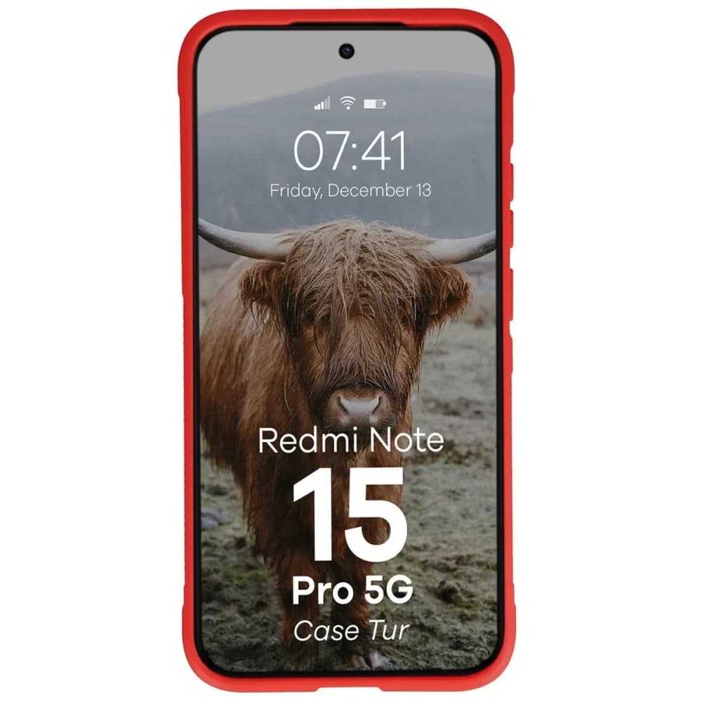 Bizon Case Tur Xiaomi Redmi Note 15 Pro 5G red - 5