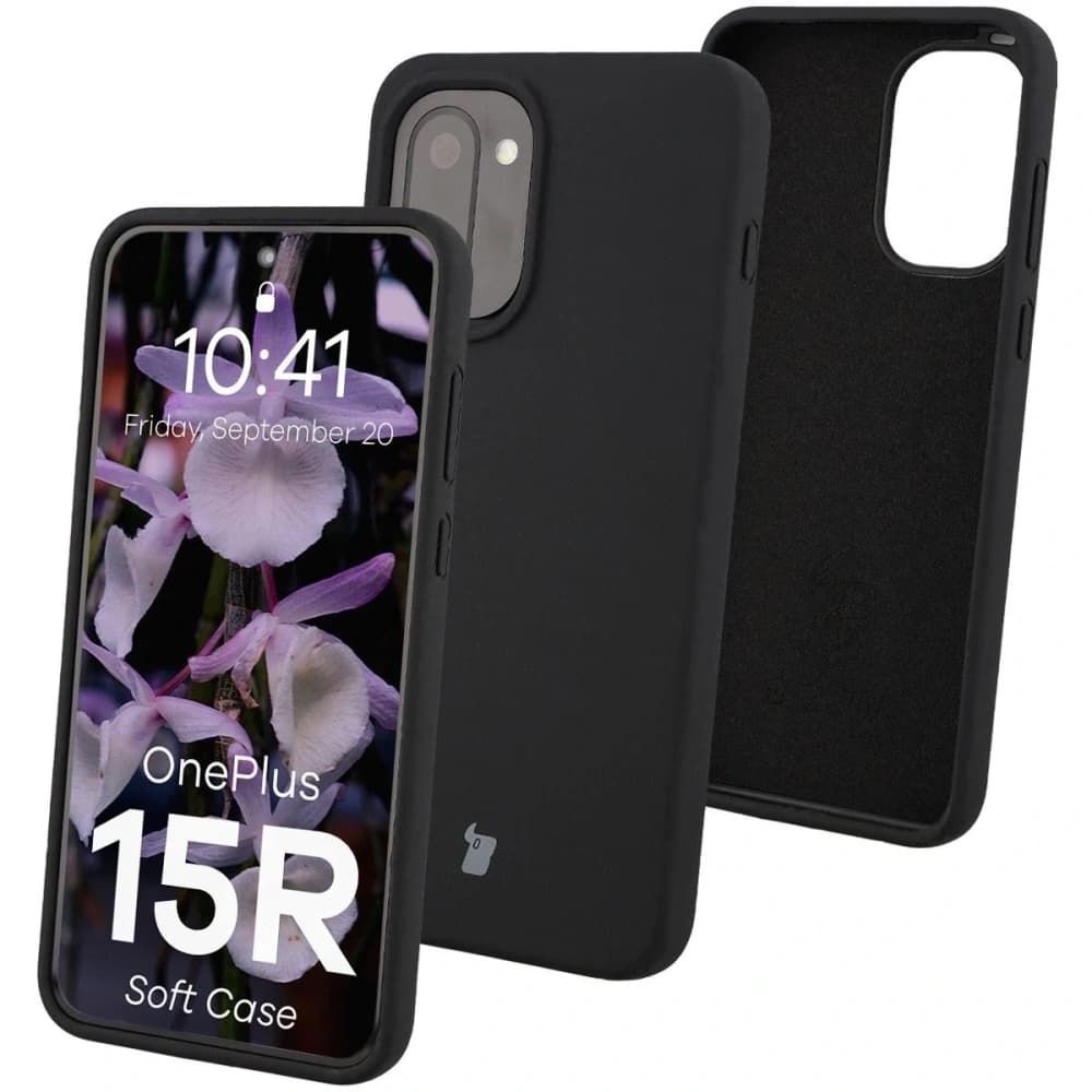 Bizon Soft Case OnePlus 15R schwarz
 - 1