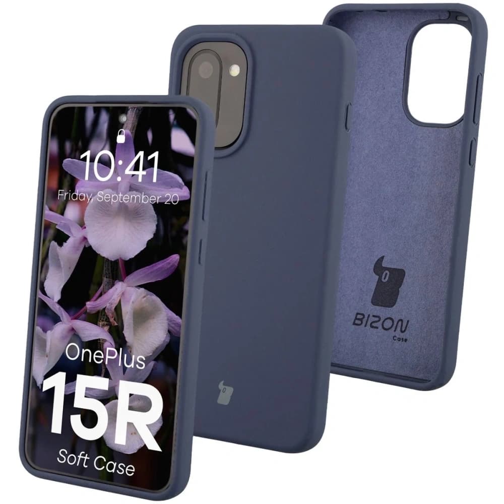 Bizon Soft Case OnePlus 15R tmavě modrý
 - 1