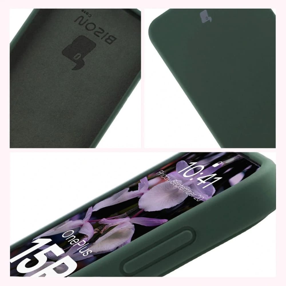 Bizon Soft Case OnePlus 15R verde închis
 - 6