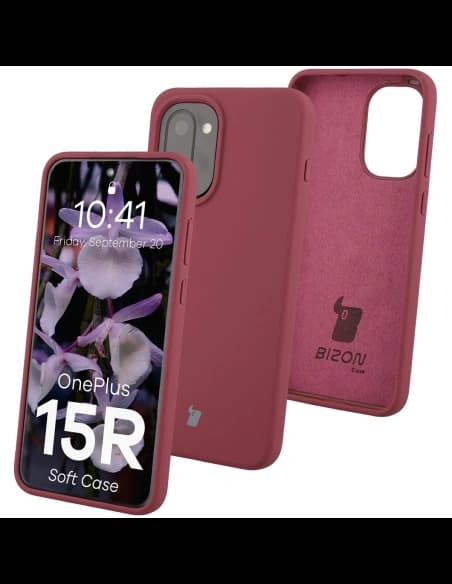 Bizon Soft Case OnePlus 15R dunkelviolett
