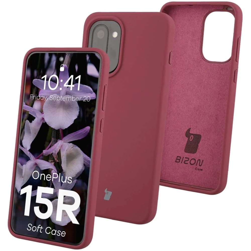 Bizon Soft Case OnePlus 15R mov închis
 - 1