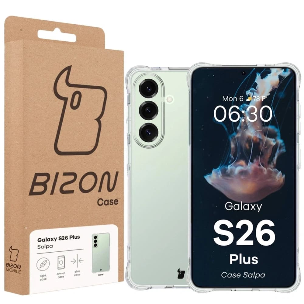 Bizon Case Salpa Samsung Galaxy S26 Plus klar
 - 7