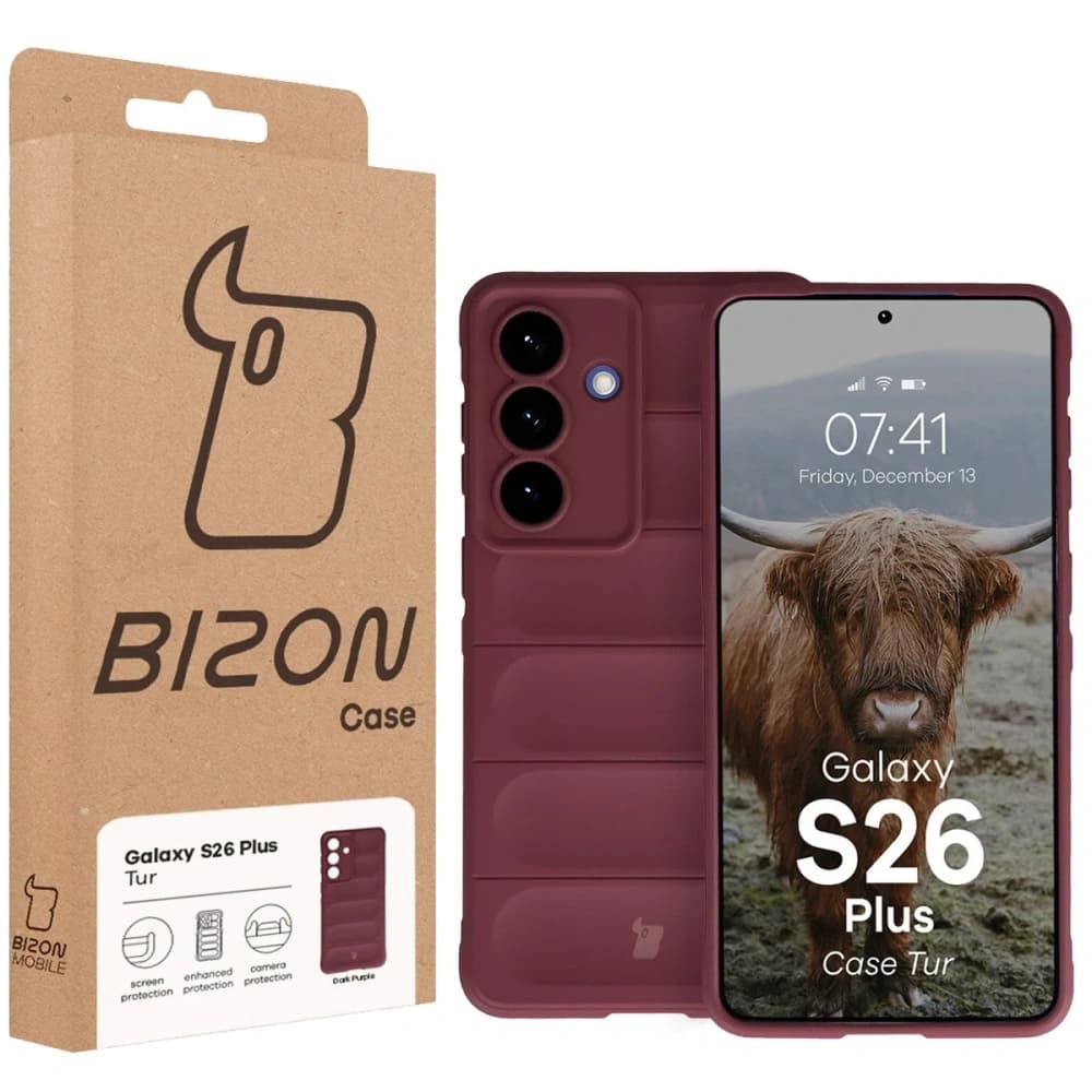 Bizon Case Tur Samsung Galaxy S26 Plus burgunder
 - 8