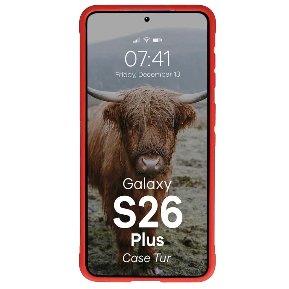Bizon Case Tur Samsung Galaxy S26 Plus rot
 - 5