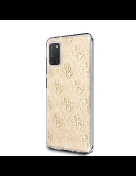 Guess GUHCA31PCU4GLGO Samsung Galaxy A31 gold hard case 4G Glitter