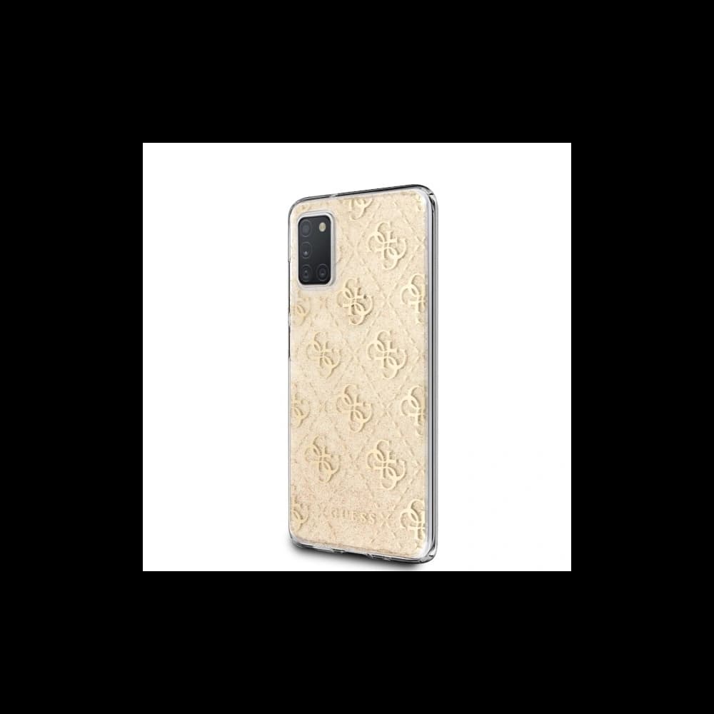 Guess GUHCA31PCU4GLGO Samsung Galaxy A31 gold hard case 4G Glitter - 1
