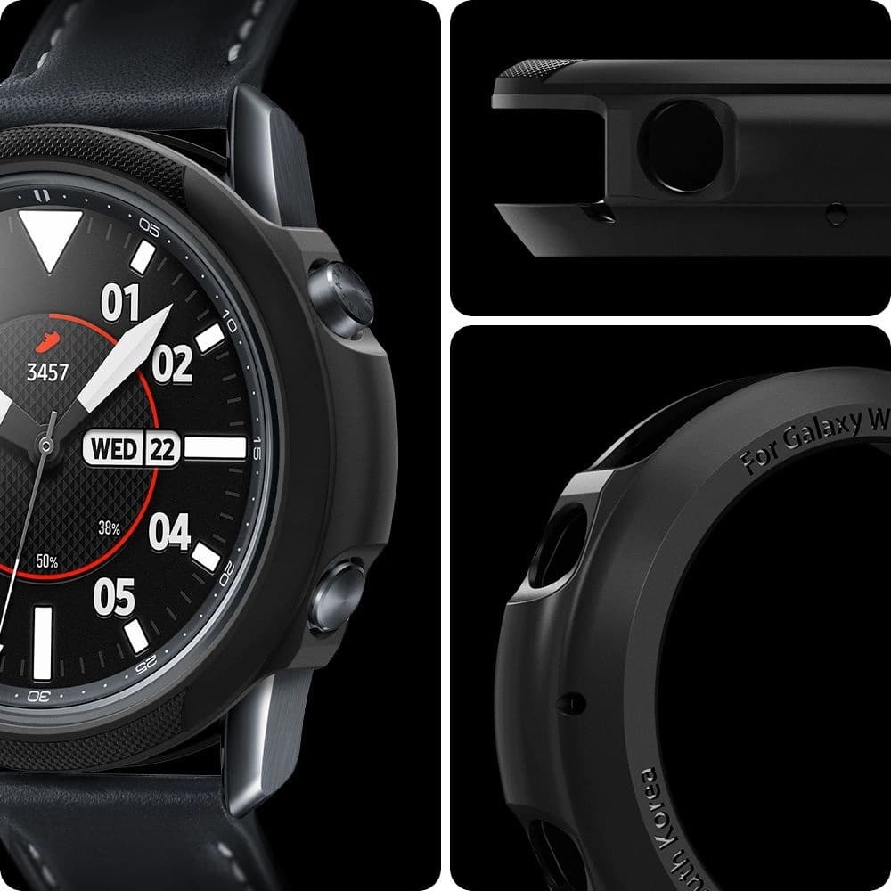 Etui Spigen Liquid Air Samsung Galaxy Watch 3 41mm Matná černá - 11