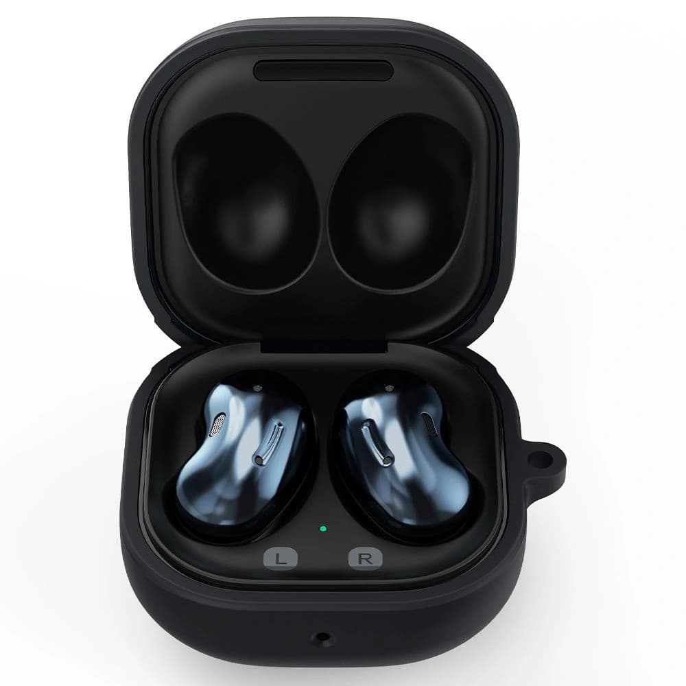 Spigen Samsung Hülle Silikon Fit Galaxy Buds 2/2 Pro/Live/Pro Schwarz - 2