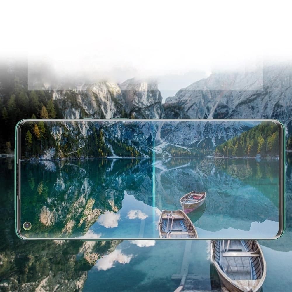 Sticlă securizată cu adeziv UV Whitestone Dome Glass OnePlus 8 Pro Clear - 3