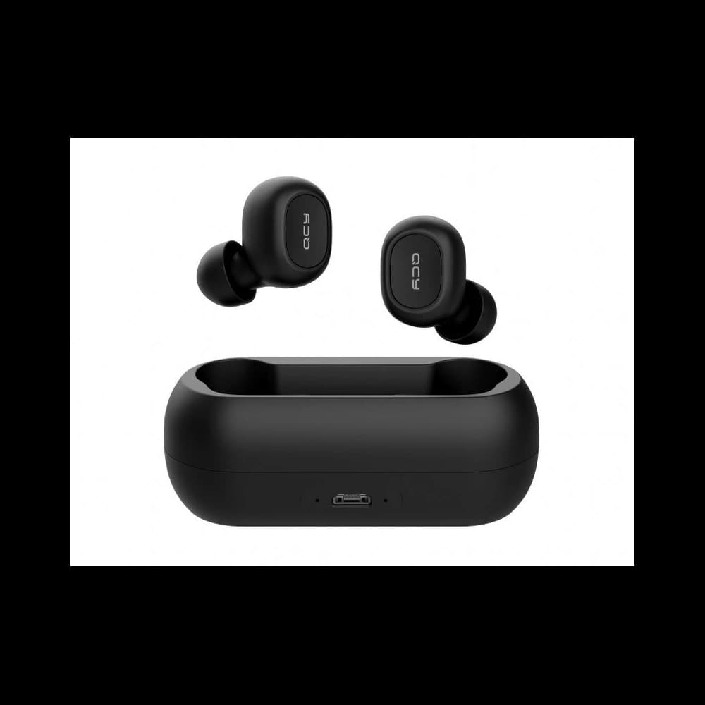 QCY T1C TWS Kabellose Bluetooth 5.0 Kopfhörer (schwarz) - 1