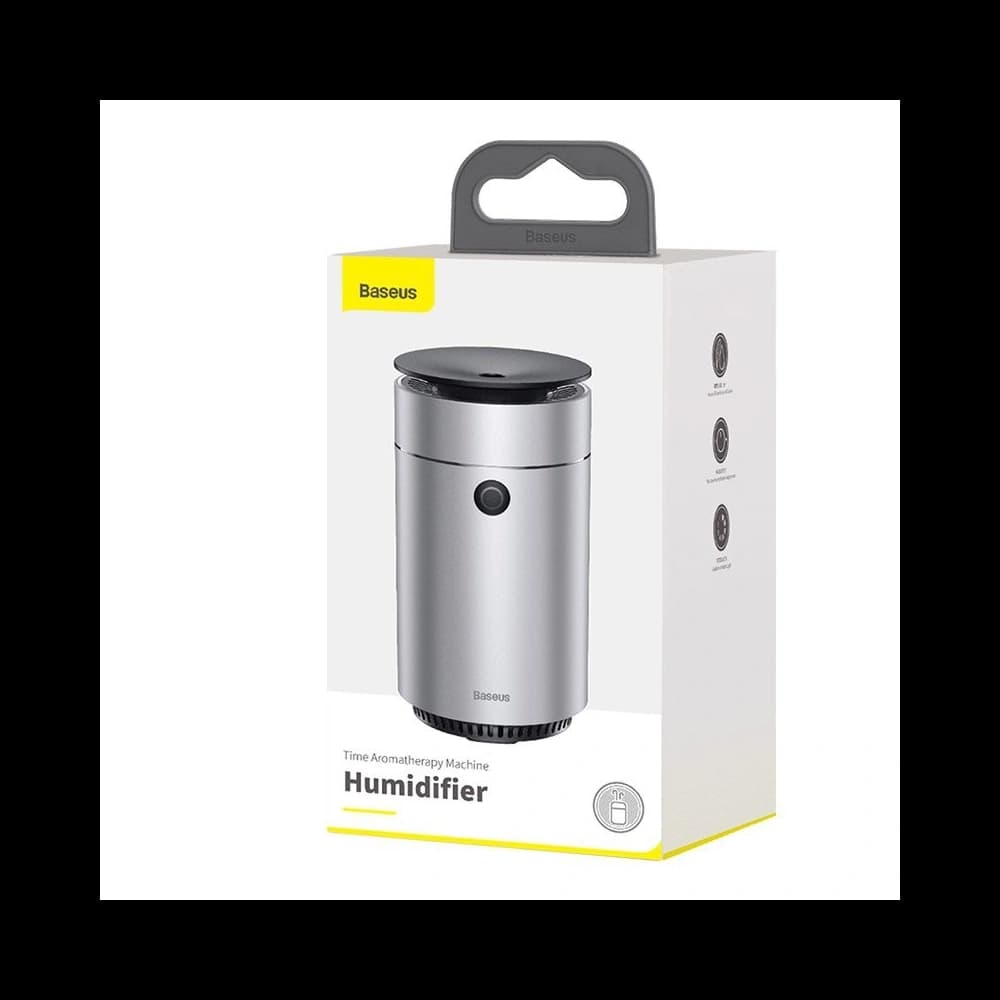 Umidificator auto Baseus pentru aromaterapie, 75ml (argintiu) - 8
