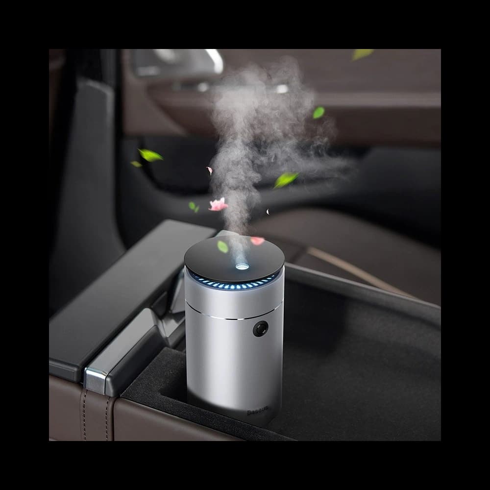 Umidificator auto Baseus pentru aromaterapie, 75ml (argintiu) - 12