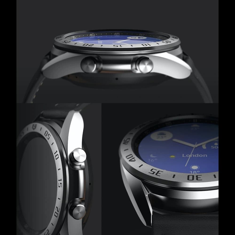 Nakládka Ringke Bezel Styling Samsung Galaxy Watch 3 41mm nerezová ocel stříbrná GW3-41-01 - 9