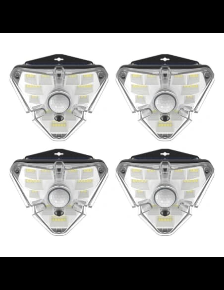 External solar LED Baseus lamp with motion detector (4 pcs)