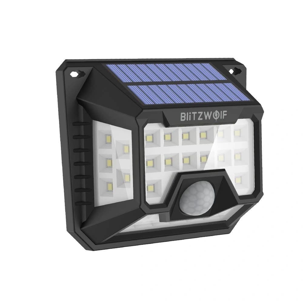 External Blitzwolf LED solar lamp BW-OLT3 with dusk and motion sensor, 1200mAh (2 pcs) - 3