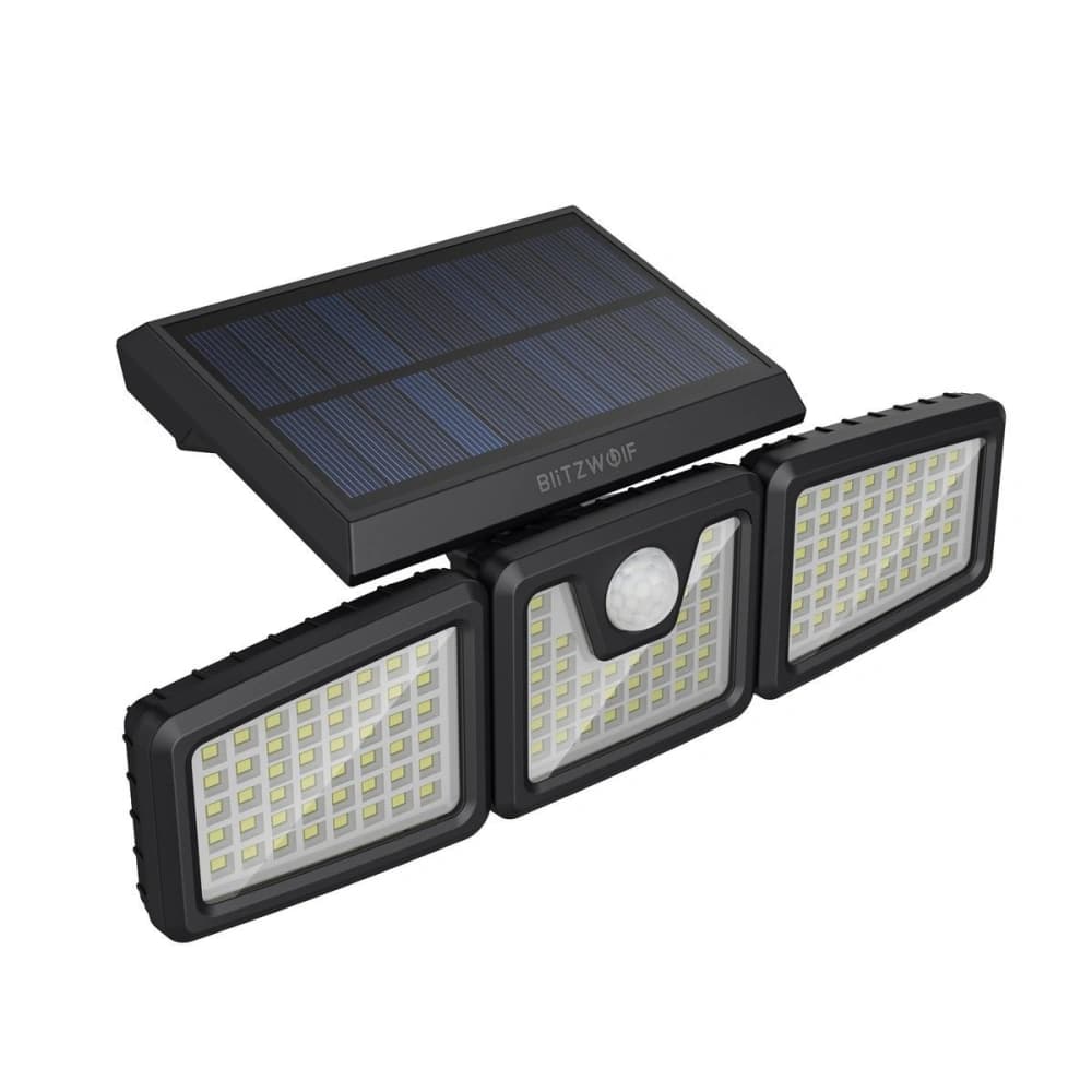 External Blitzwolf LED solar lamp BW-OLT4 with dusk and twilight sensor, 1800mAh - 1