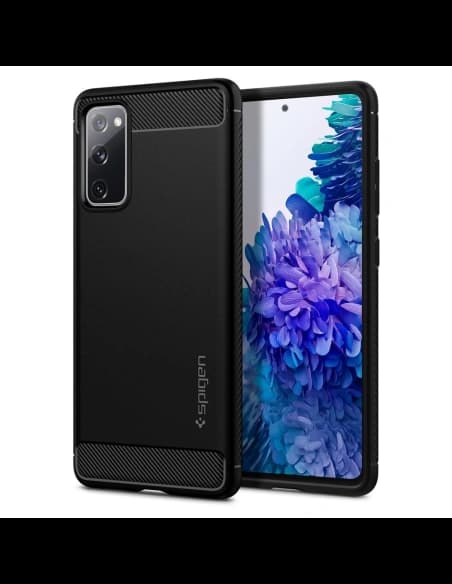 Spigen Samsung Tasche Rugged Armor Galaxy S20 FE Mattschwarz