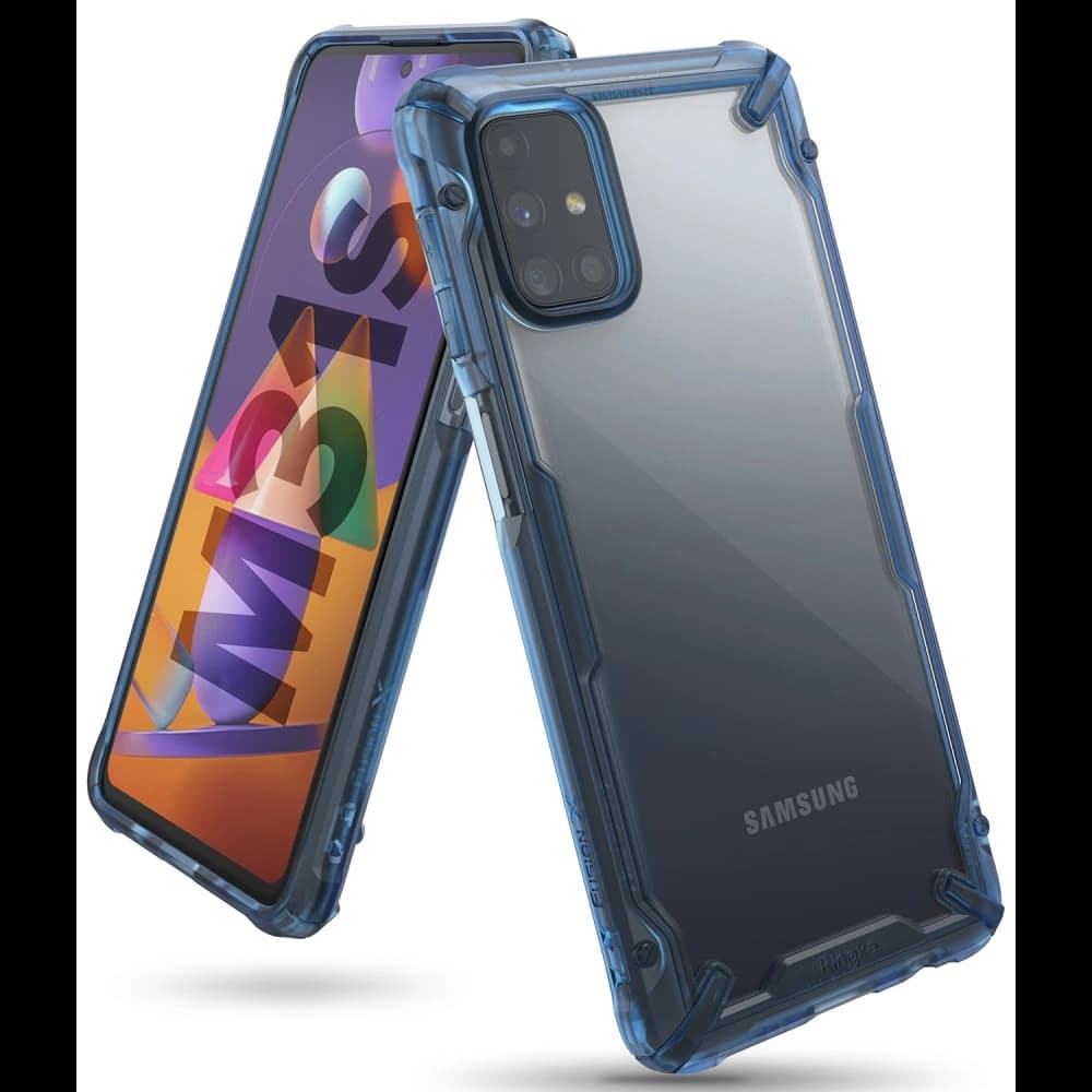 Etui Ringke Fusion-X Samsung Galaxy M31s Space Blue - 1
