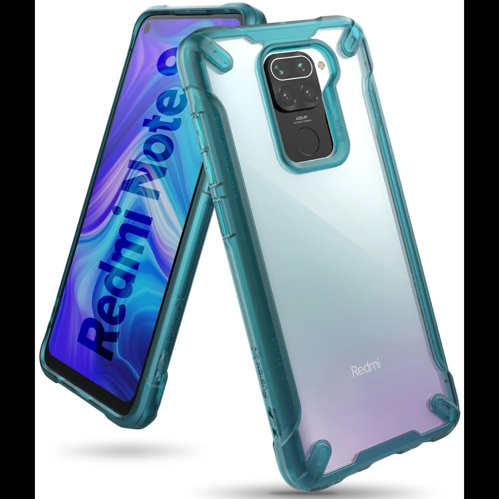 Ringke Fusion-X Redmi Note 9 Turquoise Green - 1