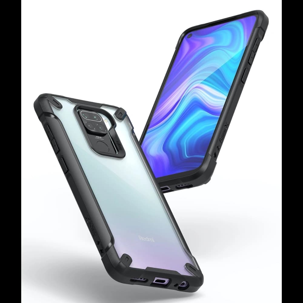 Ringke Fusion-X Redmi Note 9 Camo (Moro) Black - 3