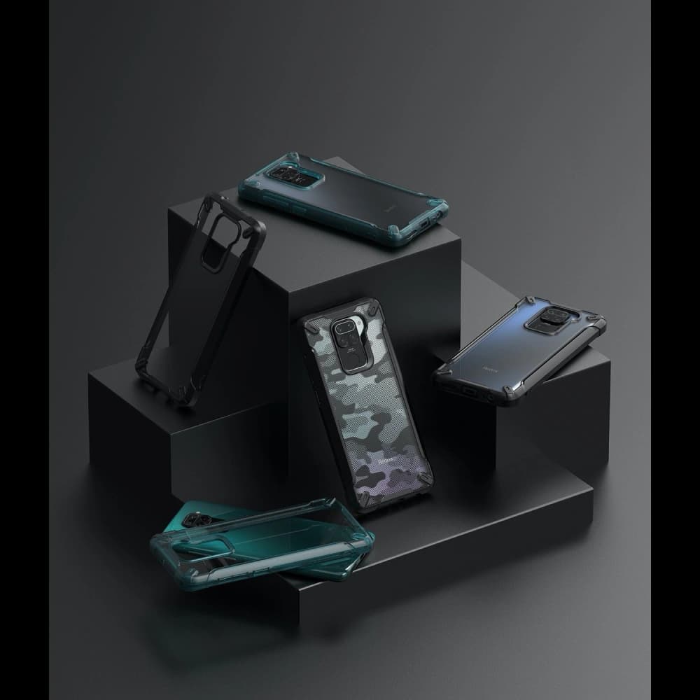 Ringke Fusion-X Redmi Note 9 Camo (Moro) Black - 2