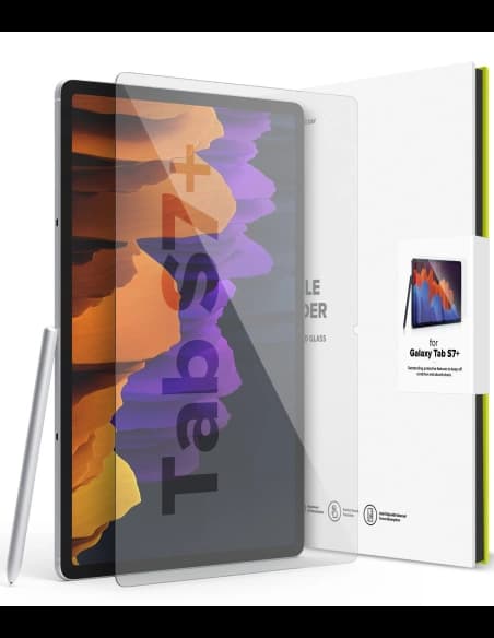 Ringke Samsung Gehärtetes Glas ID Glas Galaxy Tab S7+ Plus/S8 + Plus 12.4