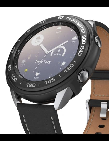 Etui Ringke Air Sports + nakládka Ringke Bezel Styling Samsung Galaxy Watch 3 41mm Black GW3-41-10