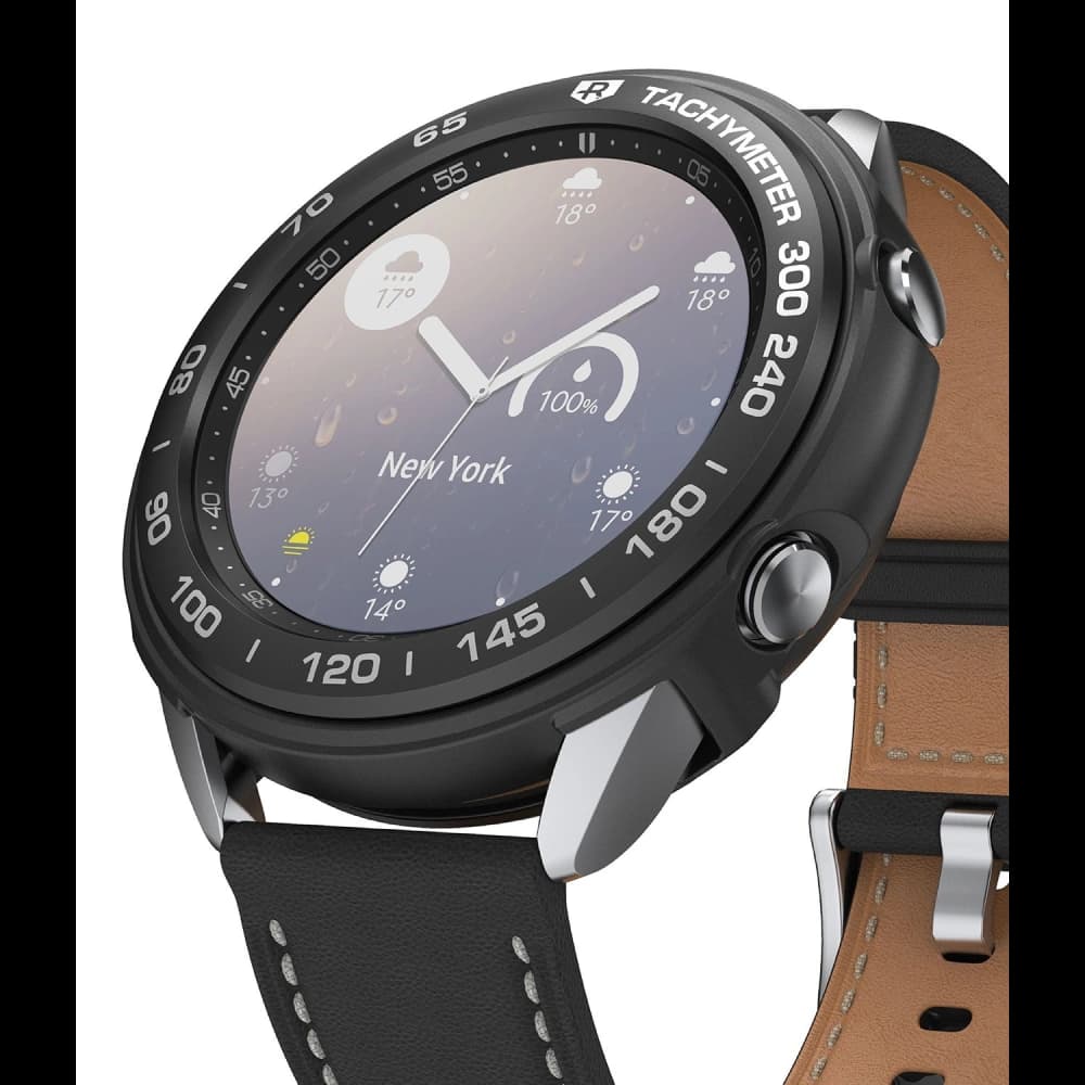 Etui Ringke Air Sports + nakládka Ringke Bezel Styling Samsung Galaxy Watch 3 41mm Black GW3-41-10 - 1