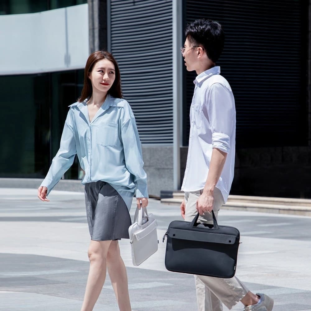 Torba pe umăr Baseus Basics pentru laptop de până la 16 inci (grafit) - 8