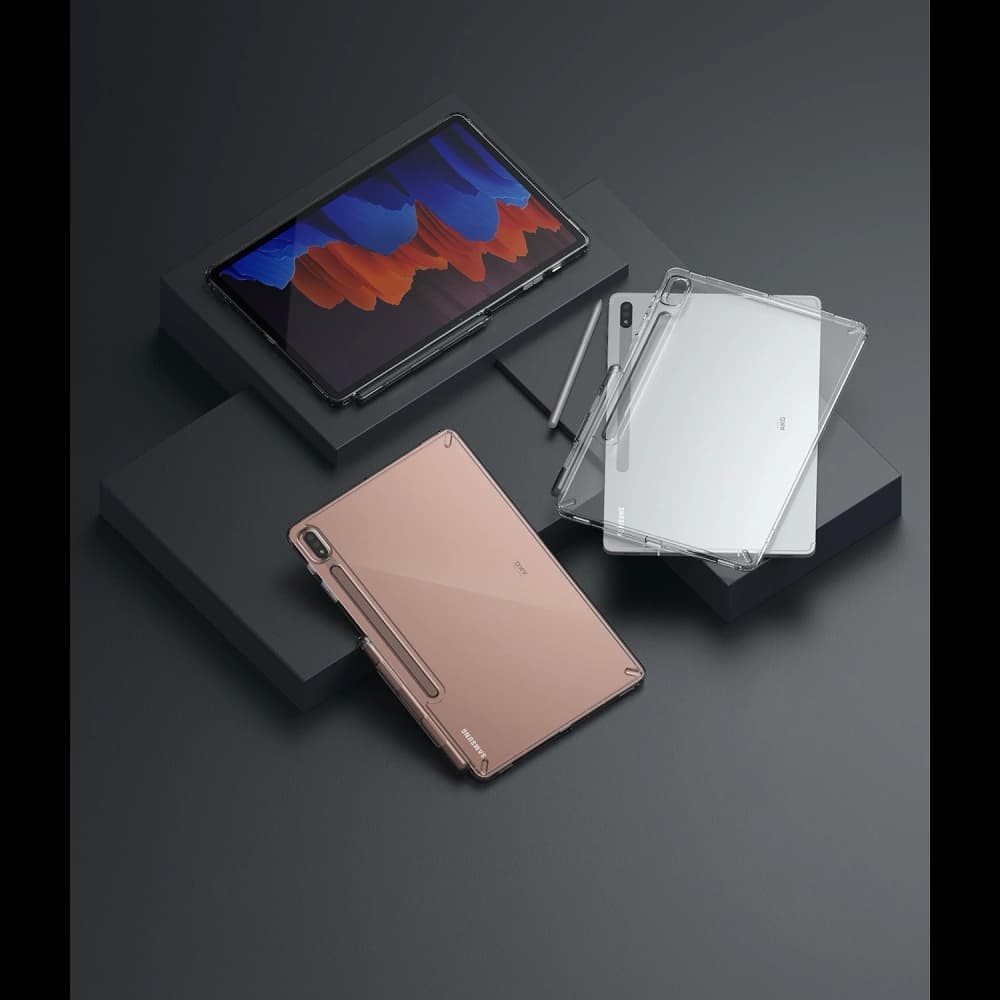 Etui Ringke Fusion Samsung Galaxy Tab S7+ Plus/S8 + Plus 12.4 Clear - 3