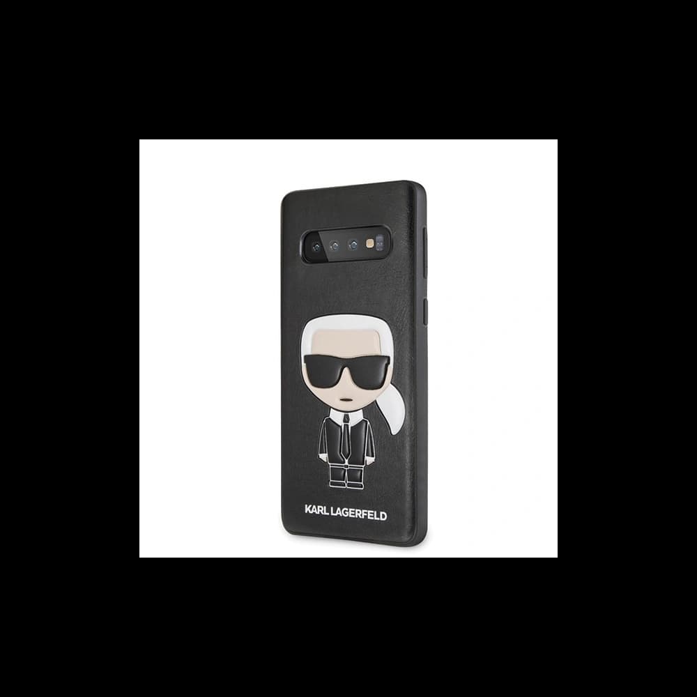Karl Lagerfeld KLHCS10IKPUBK Samsung Galaxy S10 hardcase black Iconic Karl Embossed - 2