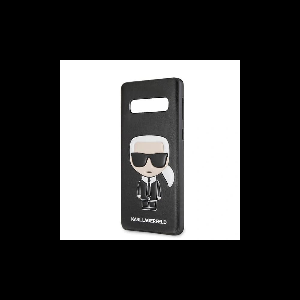 Karl Lagerfeld KLHCS10IKPUBK Samsung Galaxy S10 hardcase black Iconic Karl Embossed - 3