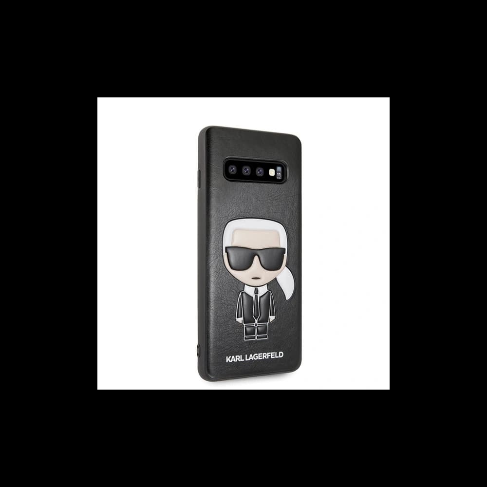 Karl Lagerfeld KLHCS10IKPUBK Samsung Galaxy S10 hardcase black Iconic Karl Embossed - 5