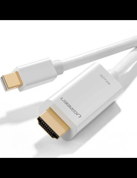 Kabel Mini DisplayPort - HDMI UGREEN MD101 4K 2m (bílý)