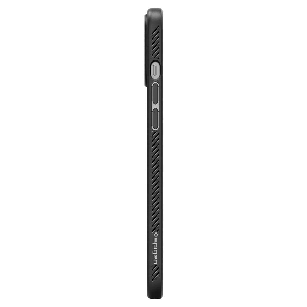 Etui Spigen Liquid Air Apple iPhone 12/12 Pro Matt Fekete - 5