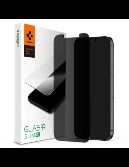 Spigen Apple Gehärtetes Glas GLAS.tR iPhone 12/12 Pro Datenschutz