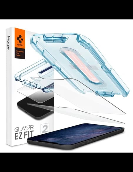 Sticlă securizată Spigen GLAS.tR ez Fit Apple iPhone 12 mini [2 PACK]