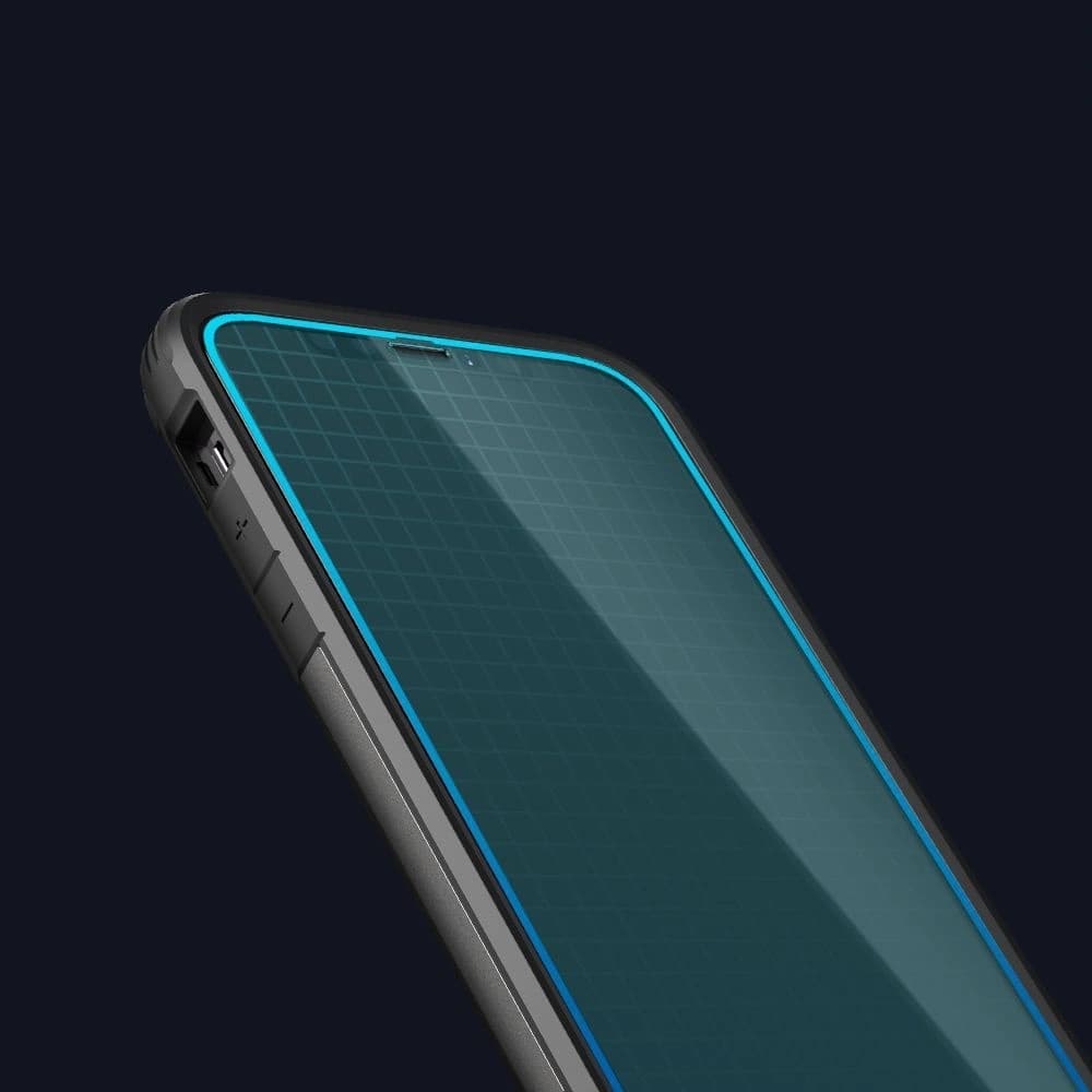 Sticlă securizată Spigen GLAS.tR AlignMaster Apple iPhone 12/12 Pro Negru [2 PACK] - 7