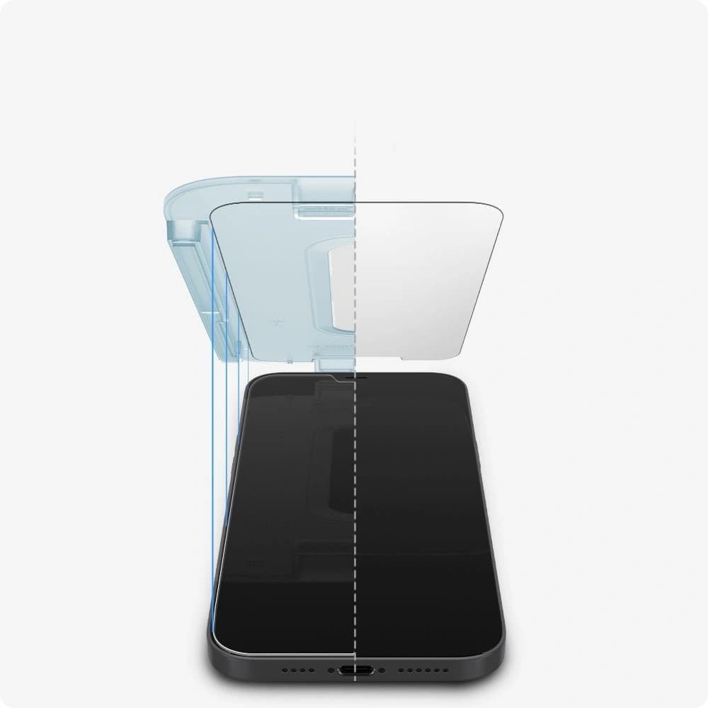 Sticlă securizată Spigen GLAS.tR ez Fit Apple iPhone 12 mini [2 PACK] - 3