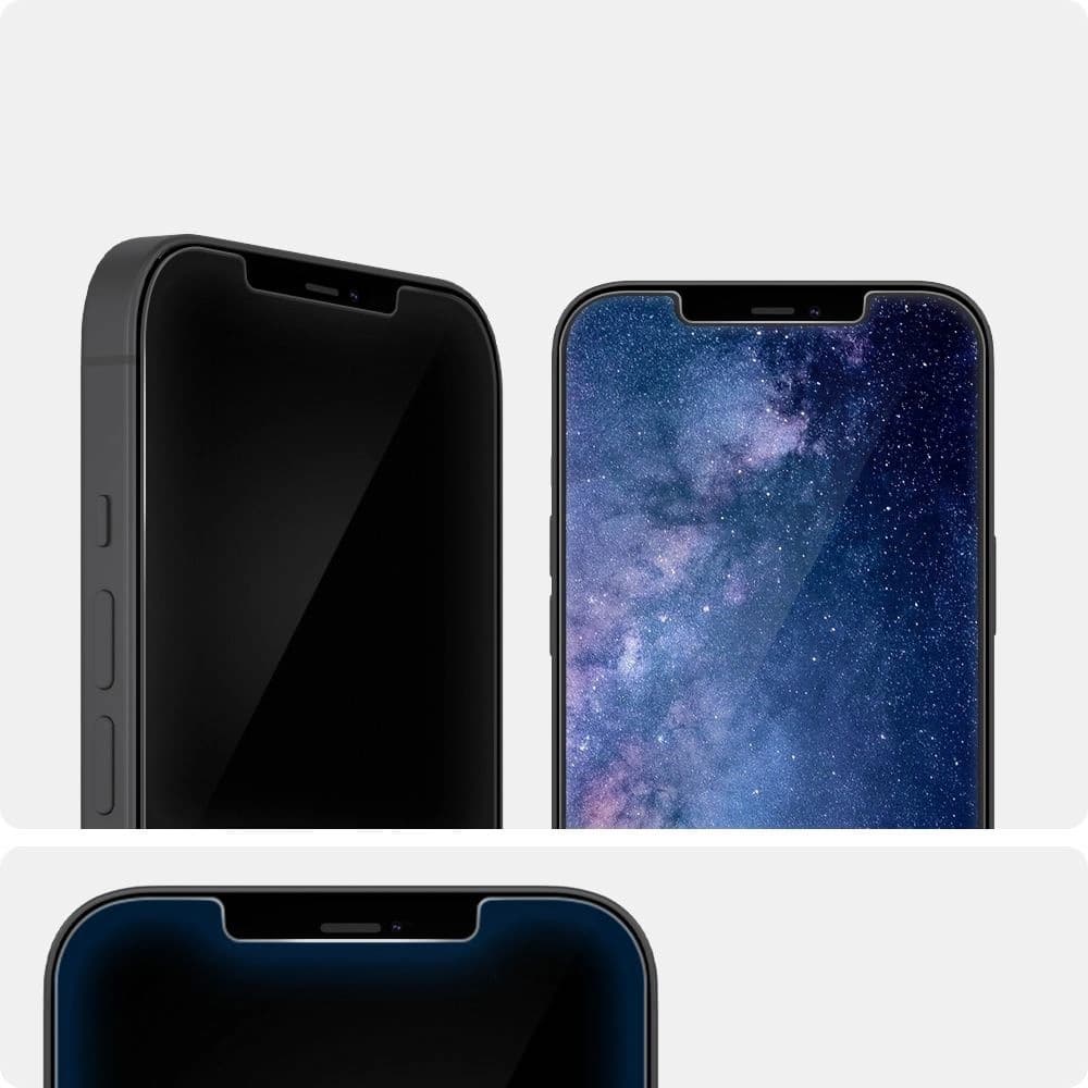 Edzett üveg Spigen GLAS.tR ez Fit Apple iPhone 12/12 Pro [2 PACK] - 3
