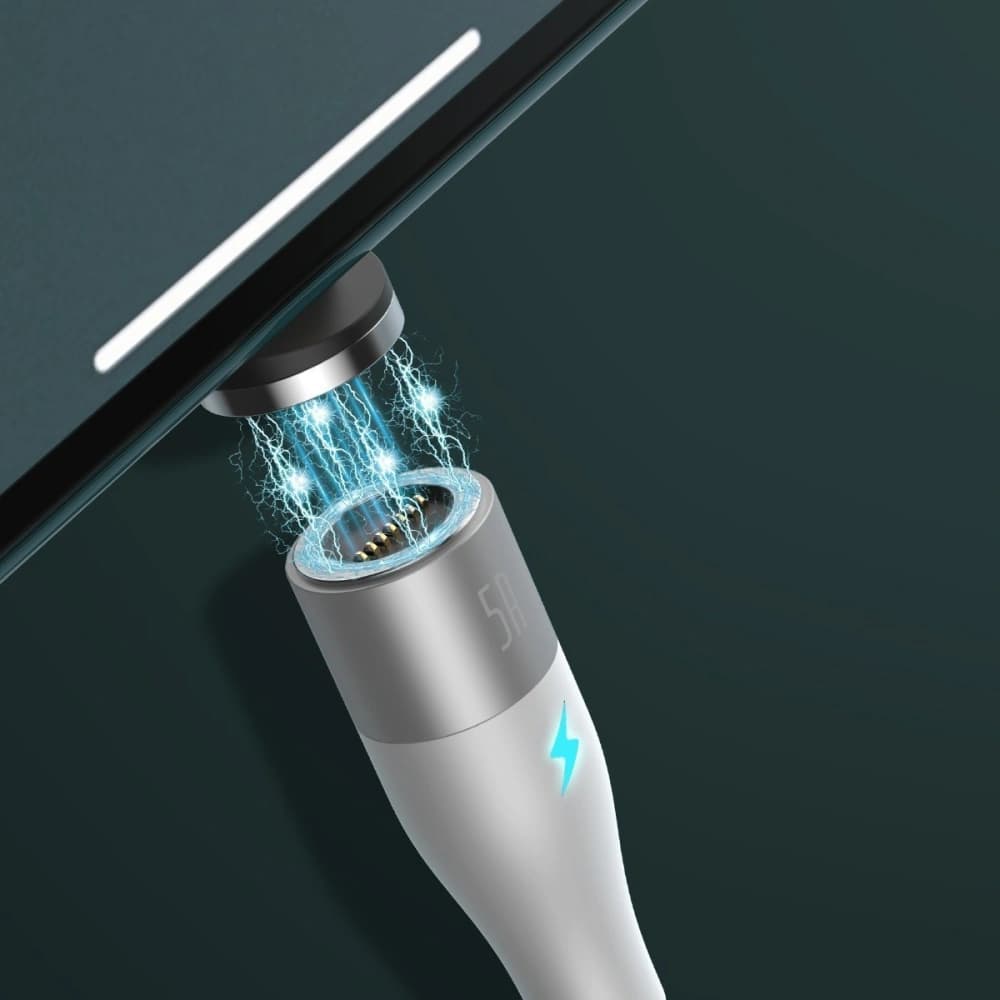 Baseus USB-Kabel Fast 4in1 USB zu USB-C / Lightning / Micro 5A 1m (weiß) - 11