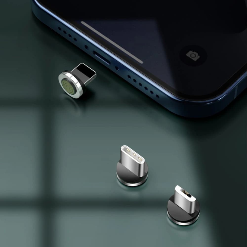 Baseus USB-Kabel Fast 4in1 USB zu USB-C / Lightning / Micro 5A 1m (grün) - 9